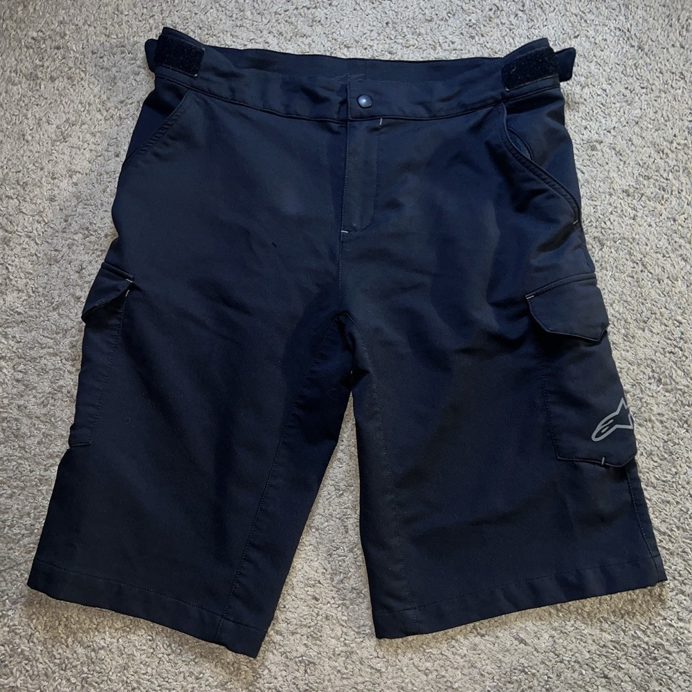 Alpinestar Rover 2 Base Shorts Men 33 Black Utility Mountain Biking Outdoor Gorp